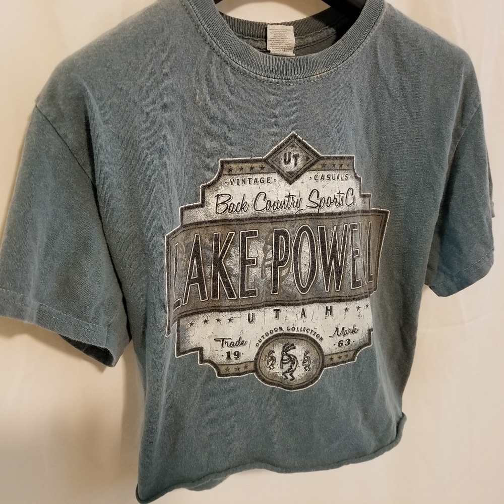 ANASAZI Print Lake Powell Crop Tee